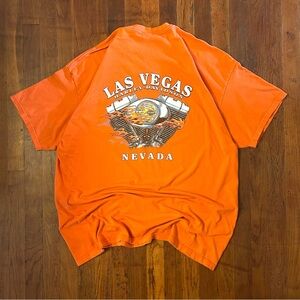 Vintage Harley Davidson V Twin Engine Flames Biker Grunge Orange Pocket T-shirt